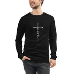 Load image into Gallery viewer, Unisex Long Sleeve Christian Tee, Faith
