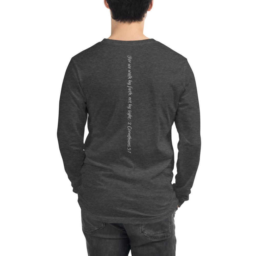 Unisex Long Sleeve Christian Tee, Faith